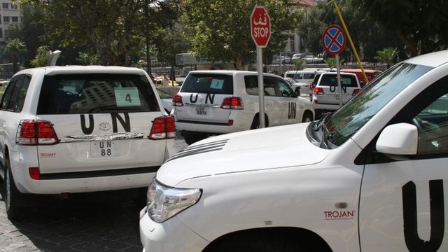 ‘Unidentified’ Syrian snipers open fire on UN inspectors’ convoy